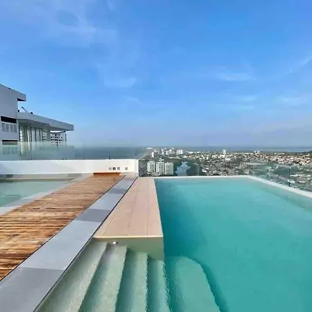 Moderno Y Lujoso Con Vista Al Mar Piso 1903 - Cerca A Ciudad Amurallada Apartamento *