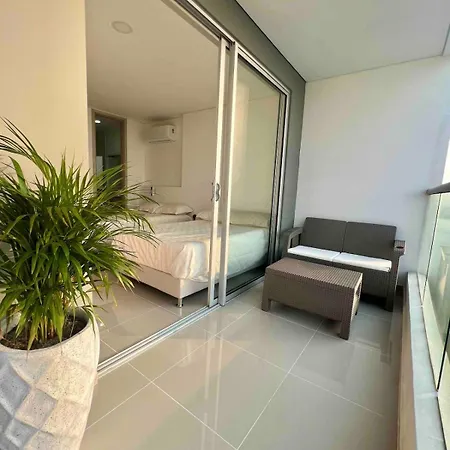 Apartamento Moderno Y Lujoso Con Vista Al Mar Piso 1903 - Cerca A Ciudad Amurallada Cartagena