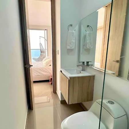 Moderno Y Lujoso Con Vista Al Mar Piso 1903 - Cerca A Ciudad Amurallada Apartamento *