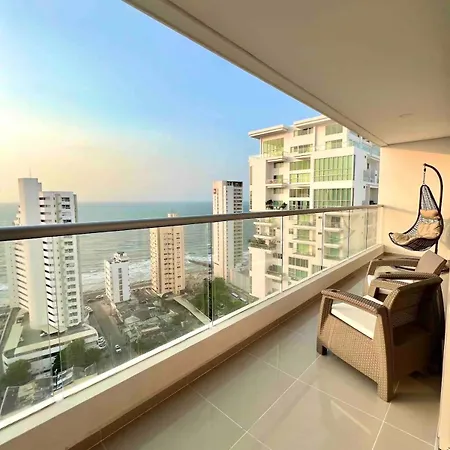 Apartamento Moderno Y Lujoso Con Vista Al Mar Piso 1903 - Cerca A Ciudad Amurallada