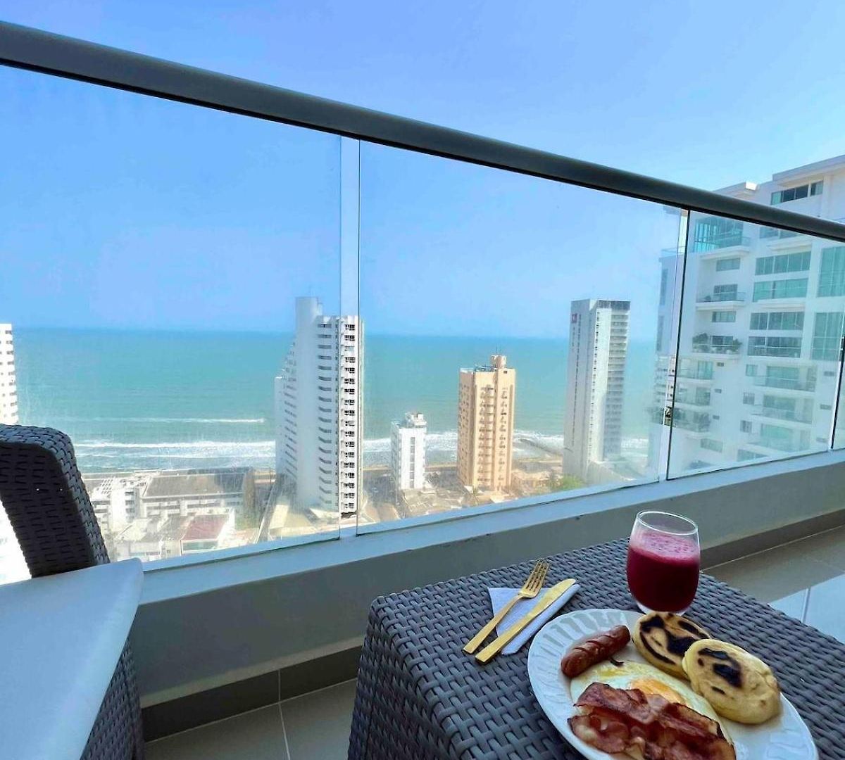 Moderno Y Lujoso Con Vista Al Mar Piso 1903 - Cerca A Ciudad Amurallada Apartamento Cartagena