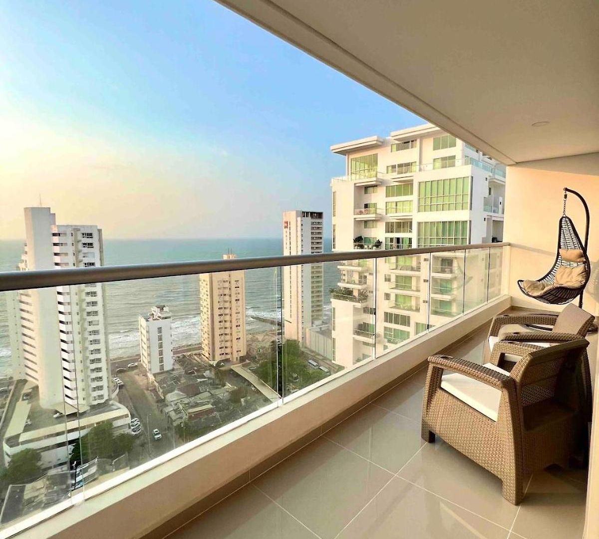Apartamento Moderno Y Lujoso Con Vista Al Mar Piso 1903 - Cerca A Ciudad Amurallada