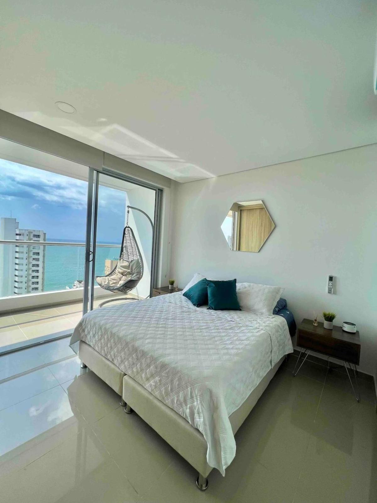 Apartment Moderno Y Lujoso Con Vista Al Mar Piso 1903 - Cerca A Ciudad Amurallada Cartagena